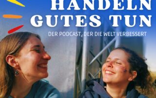 Podcast Cover Hören. Handeln. Gutes tun.