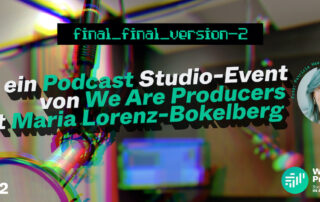 Cover des ersten Events von final_final_version-2 mit Gästin Maria Lorenz-Bokelberg