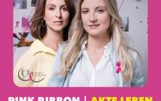 Podcast Cover Akte Leben. Der Pink Ribbon Podcast.